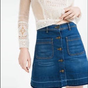 Denim “skater” skirt! Hi Rise and never worn!